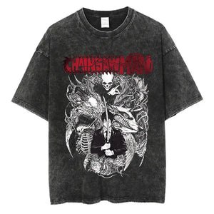 T-shirt Chainsaw Man Aki Hayakawa