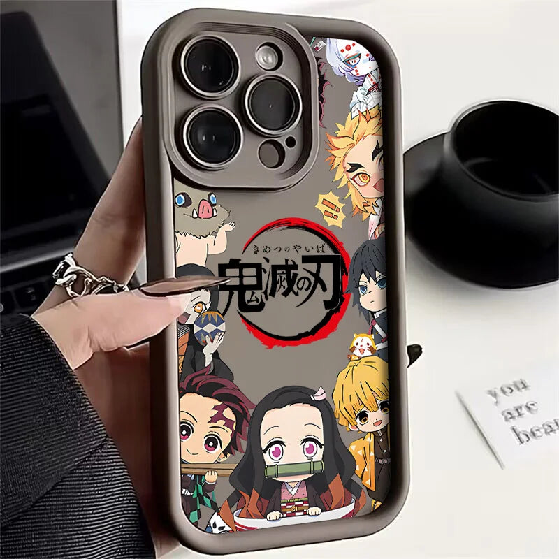 Demon Slayer coque chibi