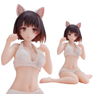 Saekano Figurine Megumi Kato Oreilles de Chat 10cm