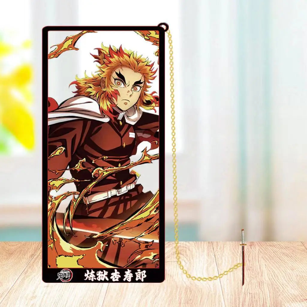 Demon Slayer marque pages en métal