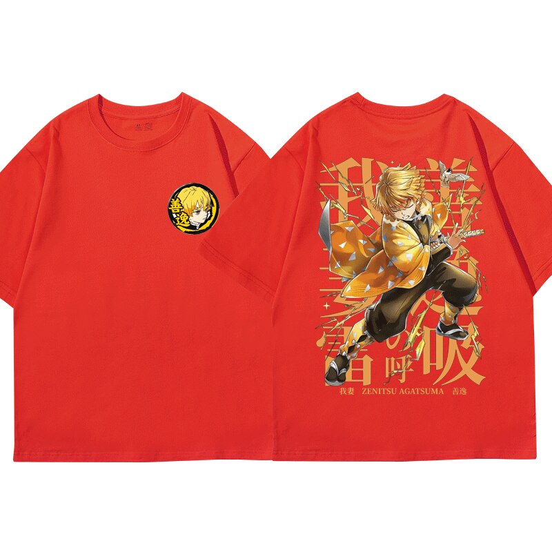 T-shirt Demon Slayer Zenitsu Agatsuma