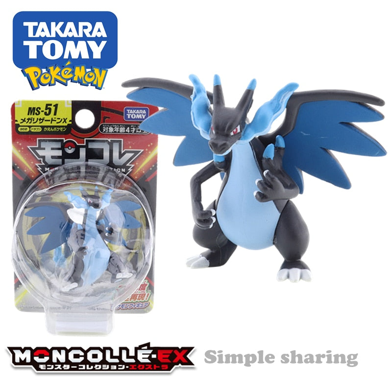 Takara Tomy Tomica Pokemon Pocket Monsters Moncolle 3-5cm Mini Resin Anime Figure Toys for Children Collectibles