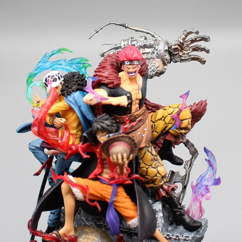 One Piece Figurine Three Captain Kid Law Luffy