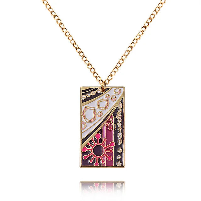 Demon Slayer Collier pendentif métal anime