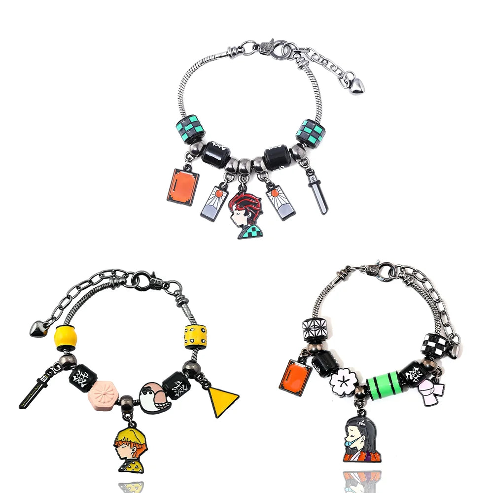 Demon Slayer Bracelet charm métal