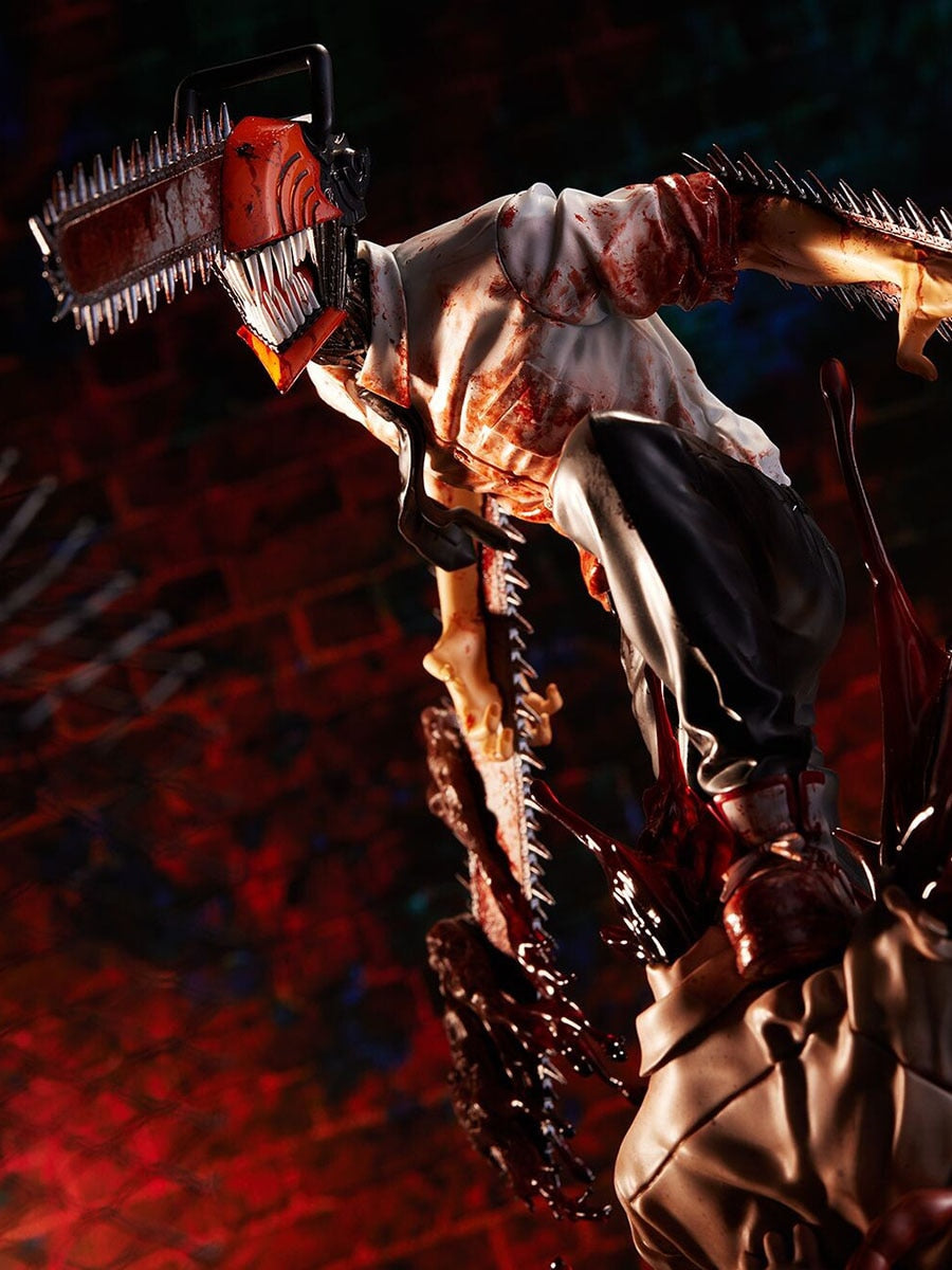 Chainsaw Man Figurine Denji Chainsaw Resin Statue 1/7