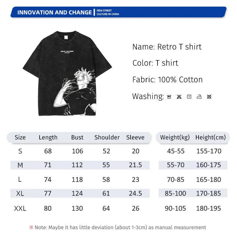 Jujutsu Kaisen T-shirt Toji Fushiguro
