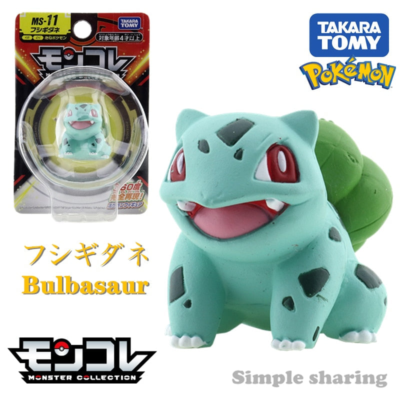Takara Tomy Tomica Pokemon Pocket Monsters Moncolle MS-41 DragapultMS-35 Cinderace 3-5cm Mini Resin Anime Figure Toys