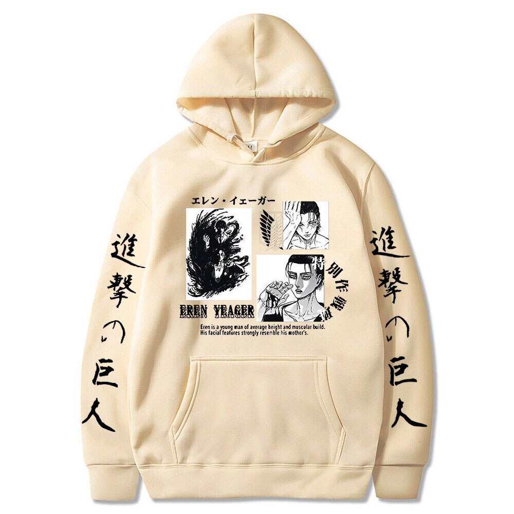 Hoodie Shingeki no Kyojin Eren Jäger