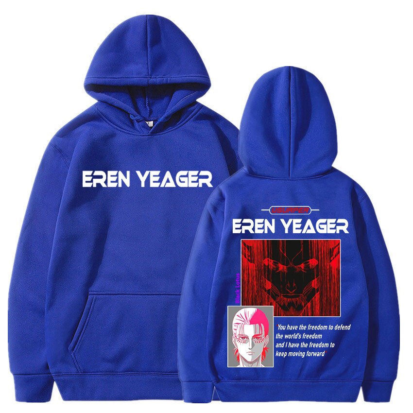 Hoodie Shingeki no Kyojin Eren Titan Assaillant