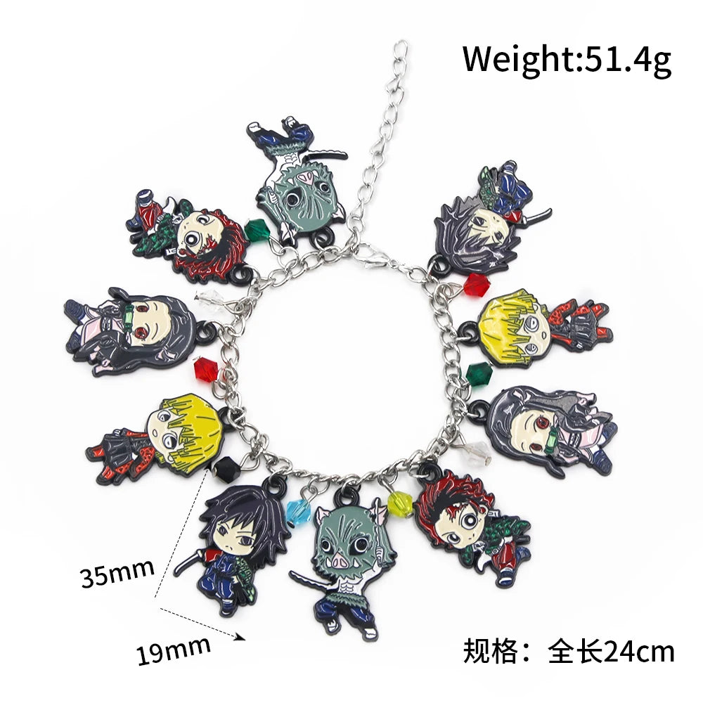Demon Slayer Bracelet charm métal