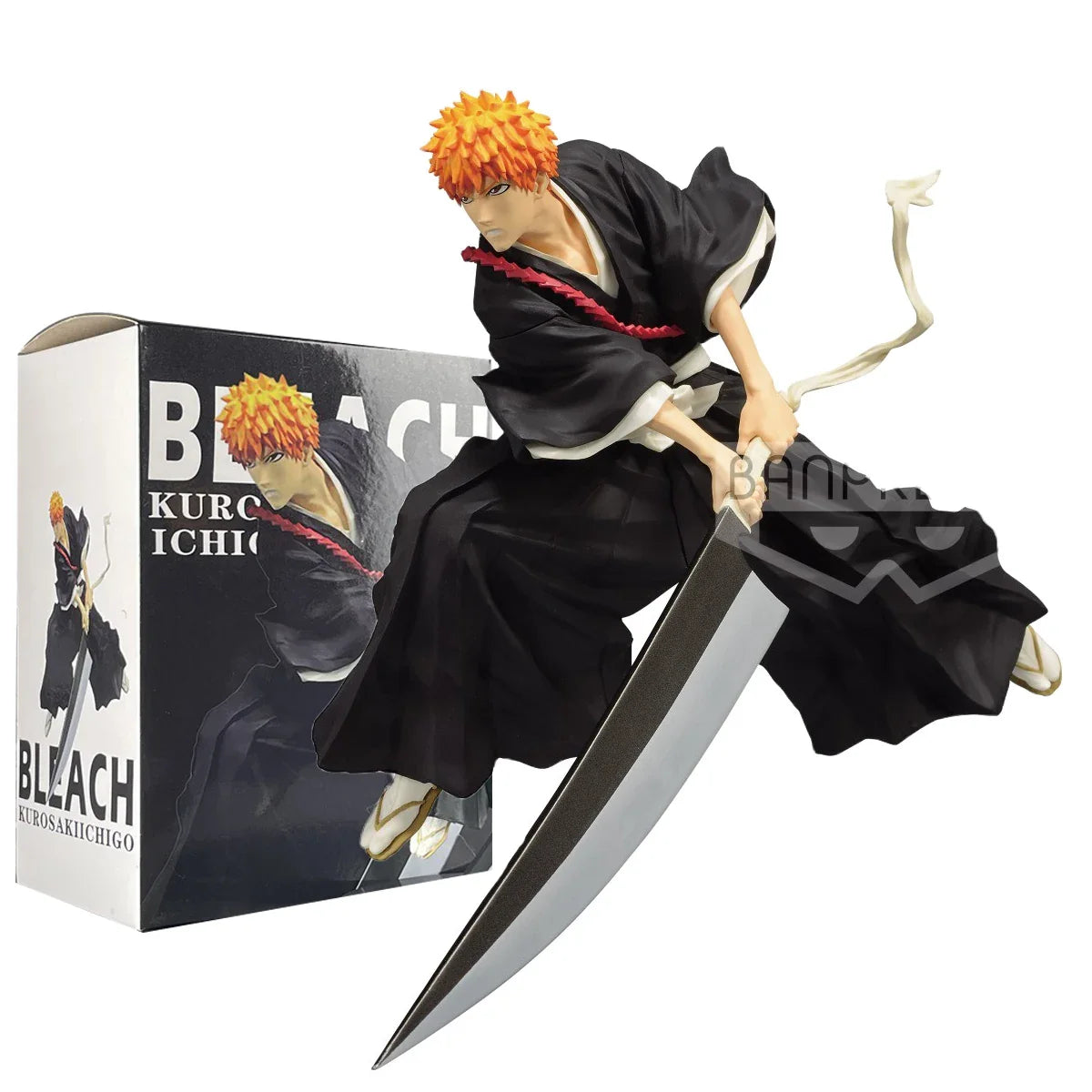 BLEACH Kurosaki Ichigo Zangetsu Figure 16cm