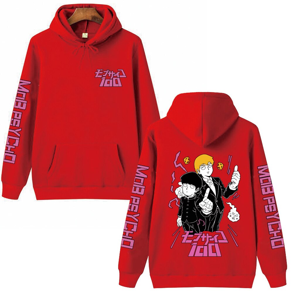 Mob Psycho 100 Mob and Reigen Hoodie