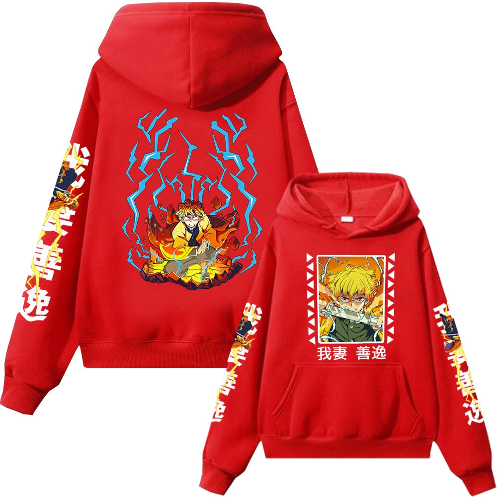Demon Slayer Zenitsu Agatsuma Hoodie