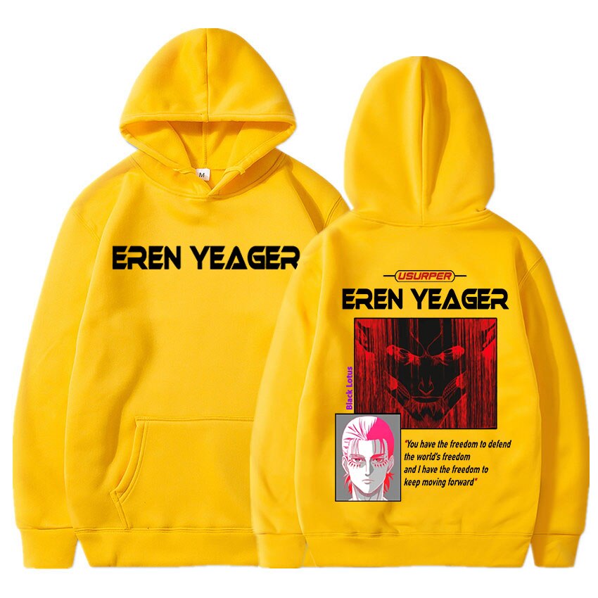 Hoodie Shingeki no Kyojin Eren Titan Assaillant
