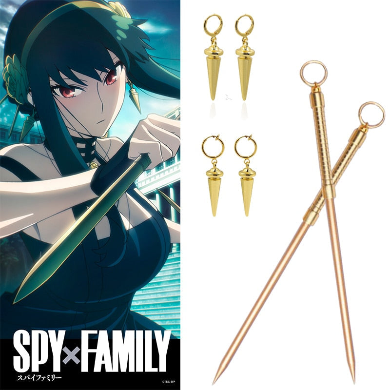Spy × Family Cosplay Yor Forger boucle d'oreille