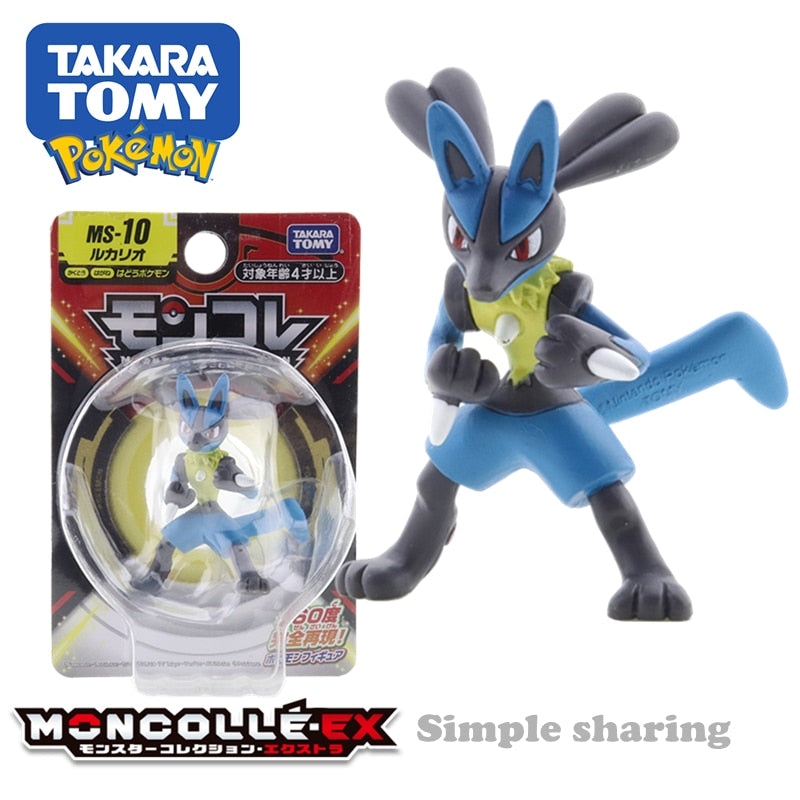 Takara Tomy Tomica Pokemon Pocket Monsters Moncolle MS-41 DragapultMS-35 Cinderace 3-5cm Mini Resin Anime Figure Toys