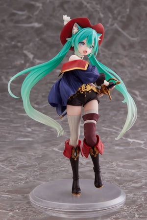 Hatsune Miku Figurine Miku Puss in Boots Fairy Tale Wonderland