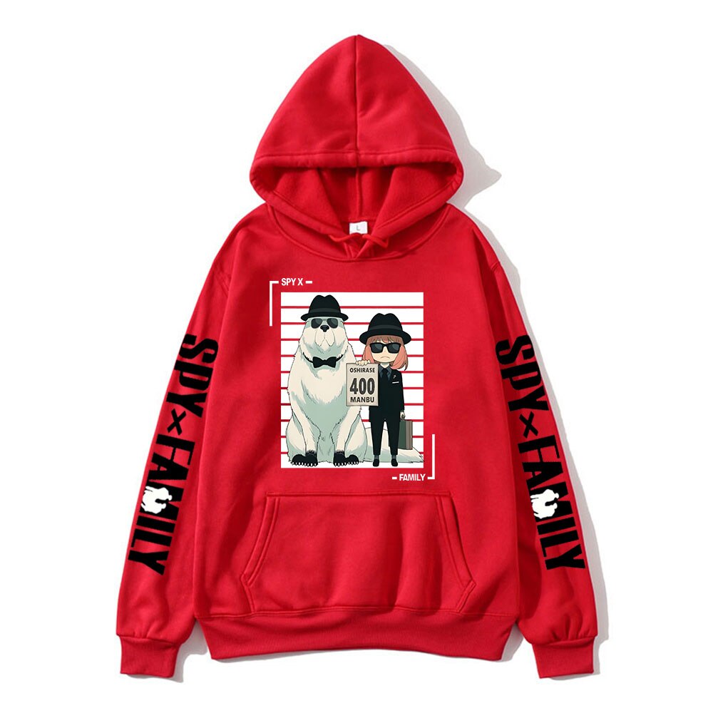 Spy × Family pull à capuche Anya et Bond Forger