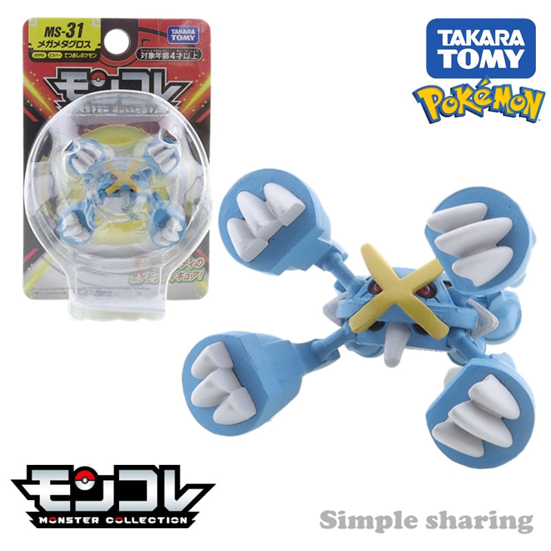 Takara Tomy Tomica Pokemon Pocket Monsters Moncolle 3-5cm Mini Resin Anime Figure Toys for Children Collectibles