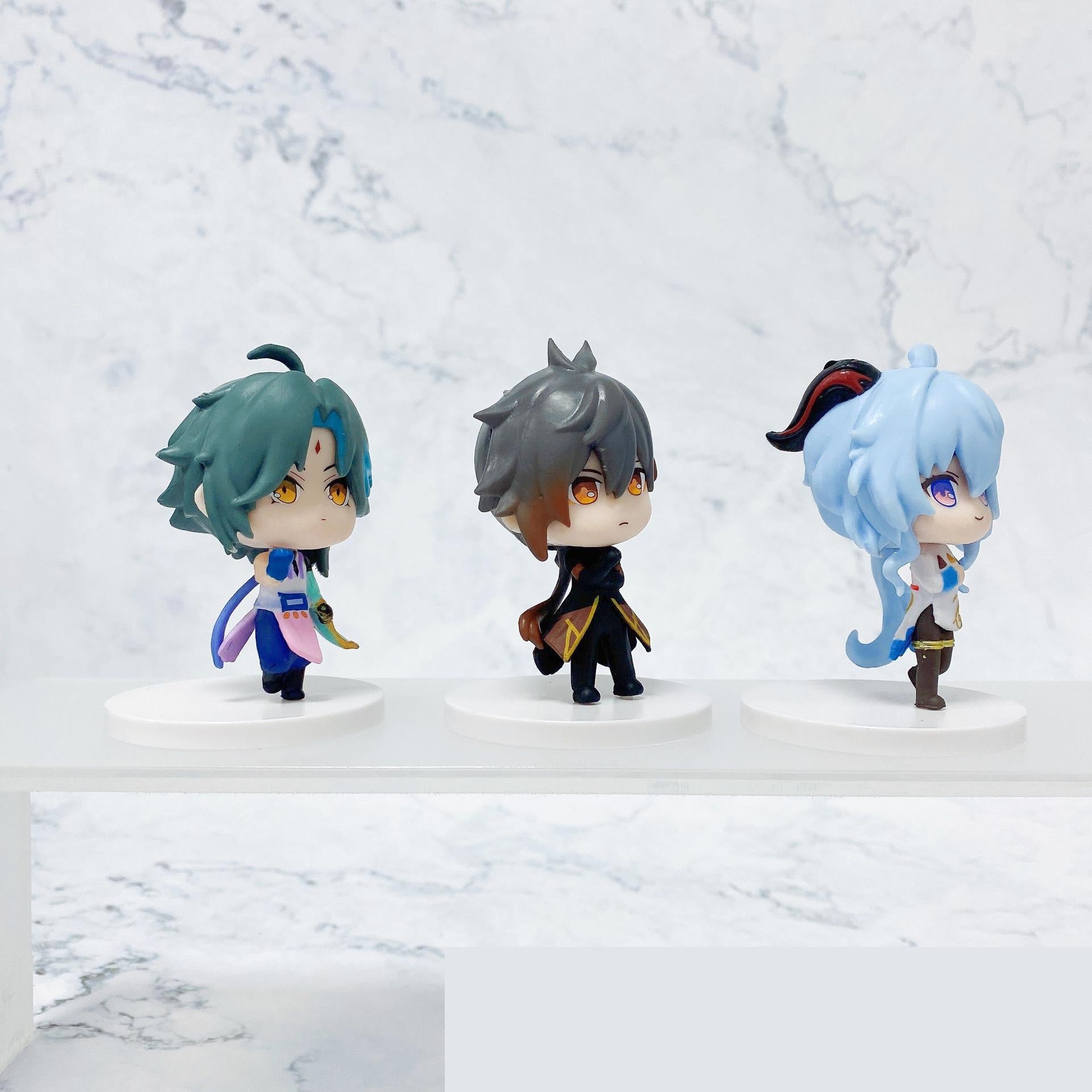 Genshin Impact mini Figurine set