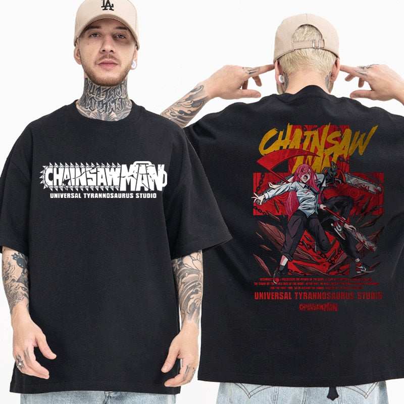 Chainsaw Man Denji + Power T-Shirt
