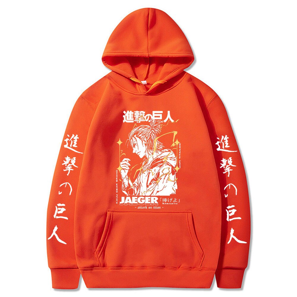 Hoodie Shingeki no Kyojin Eren