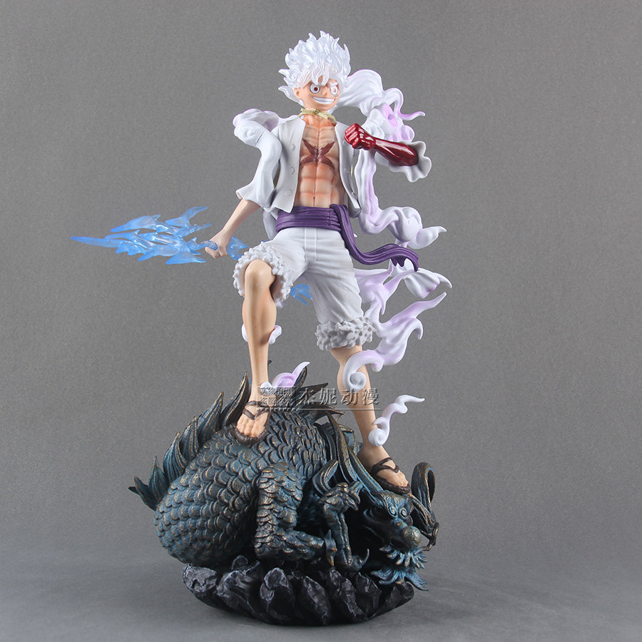 One Piece Statue Nika Luffy Gear 5 Joy Boy GK