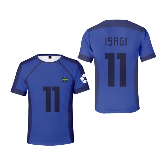 Cosplay Blue Lock tshirt jersey
