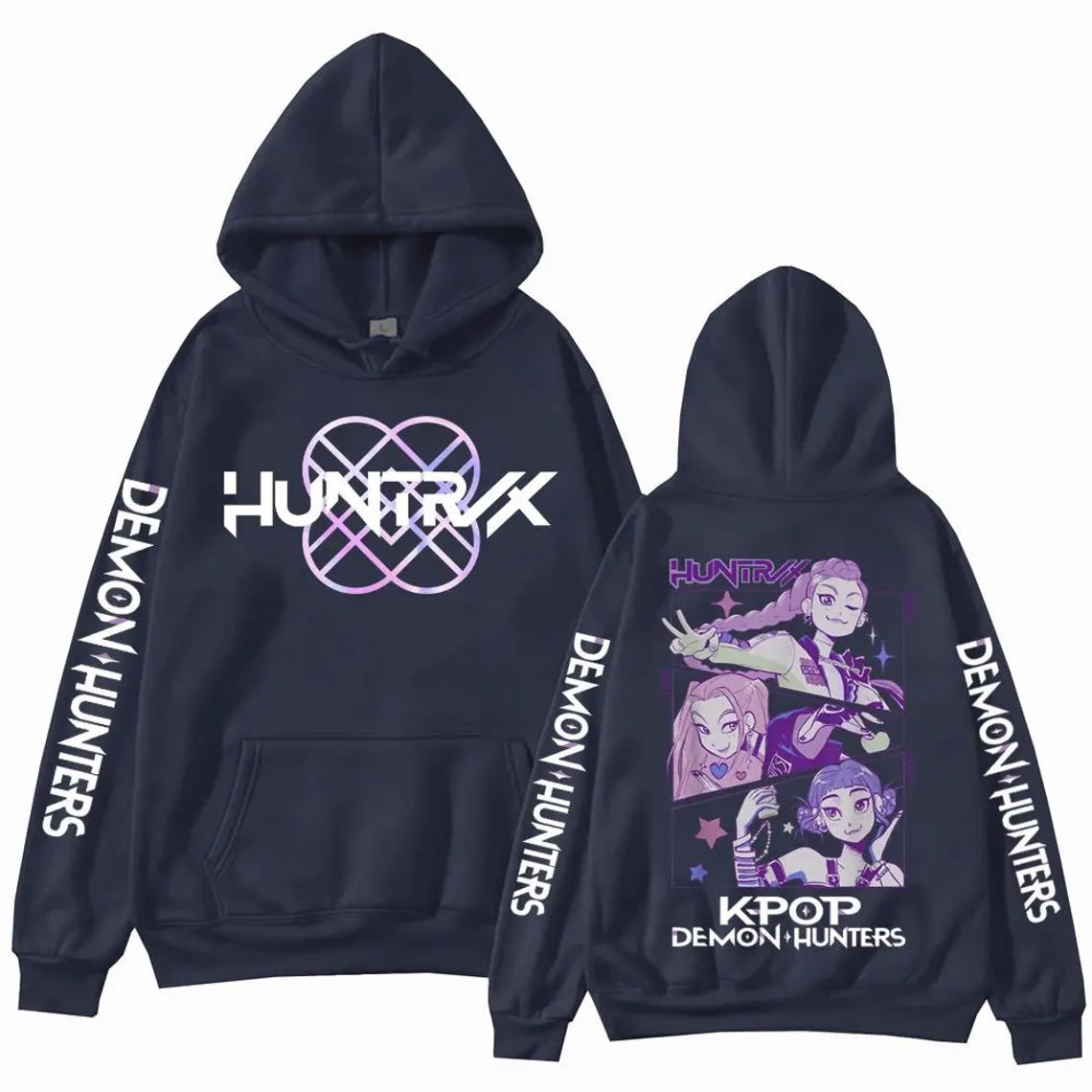 Kpop Demon Hunters Hoodie Sweatshirt Rumi Mira Zoey
