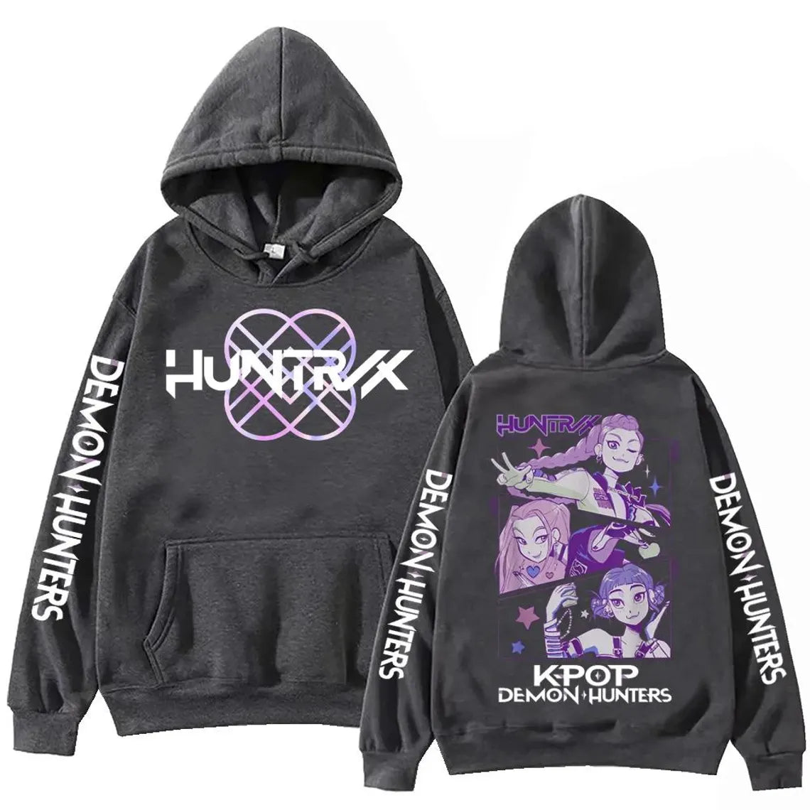 Kpop Demon Hunters Hoodie Sweatshirt Rumi Mira Zoey