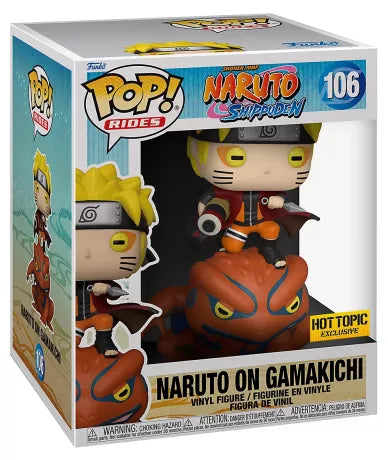Funko Pop Naruto Shippuden Naruto Ermite sur Gamakichi n°106