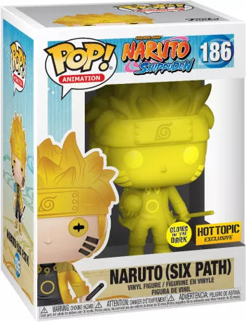 Funko Pop Naruto Shippuden Naruto Six chemins n°186 (Glow in Dark)