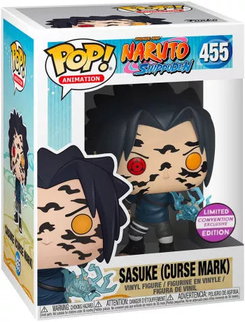 Funko Pop Naruto Shippuden Sasuke avec marque de malédiction n°455