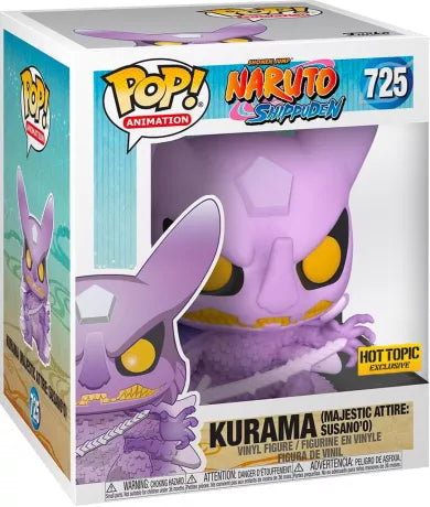 Funko Pop Naruto Shippuden Kurama (Majestic Attire : Susano) n°725 (Supesized)