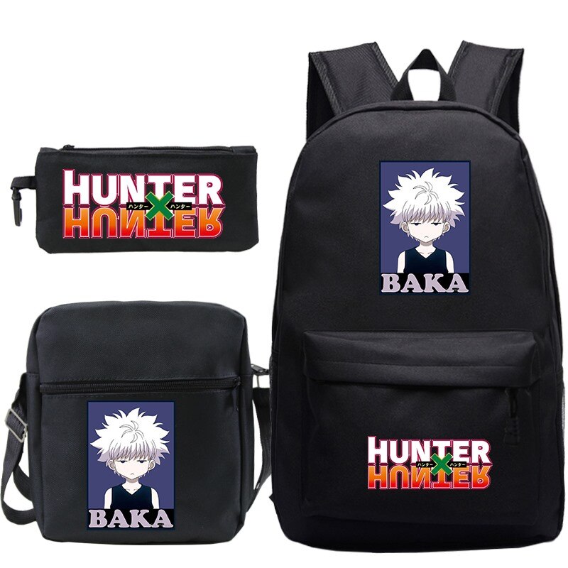 Kirua Baka backpack, pencil case and satchel set