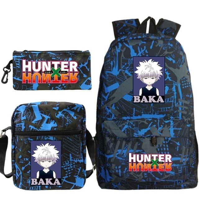 Kirua Baka backpack, pencil case and satchel set