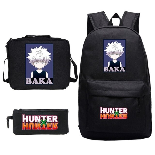 Kirua Baka backpack, pencil case and satchel set