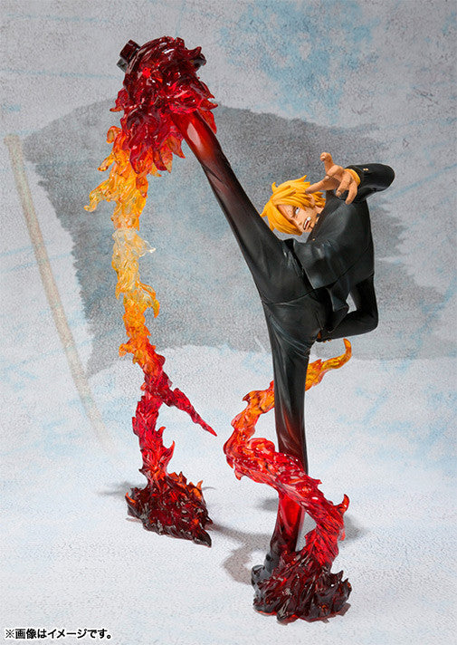 Figurine One Piece - Sanji - Figuarts Zero - Battle ver. Diable Jambe