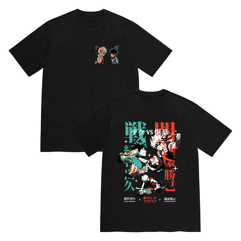 T-shirt My Hero Academia Izuku Vs Bakugo