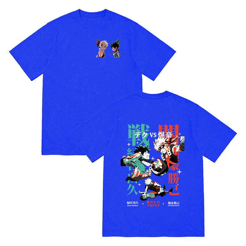 T-shirt My Hero Academia Izuku Vs Bakugo