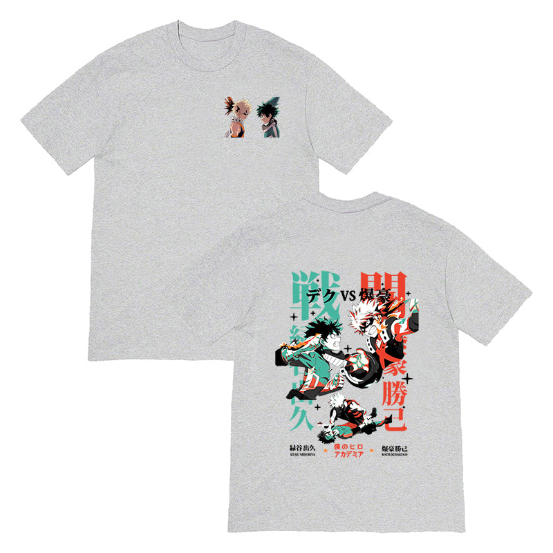 T-shirt My Hero Academia Izuku Vs Bakugo