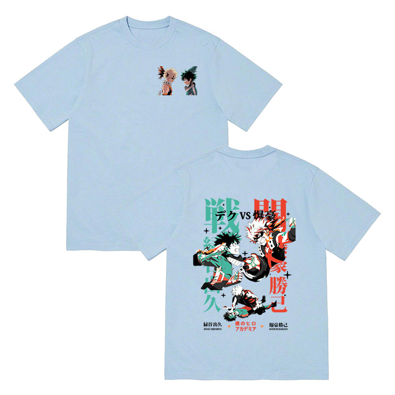 T-shirt My Hero Academia Izuku Vs Bakugo