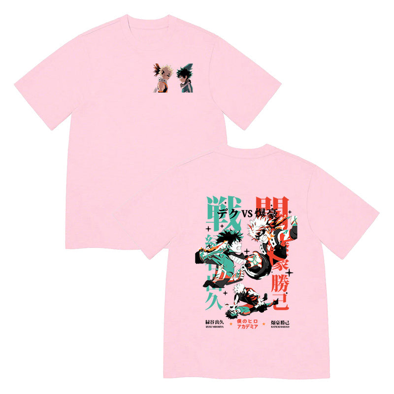 T-shirt My Hero Academia Izuku Vs Bakugo