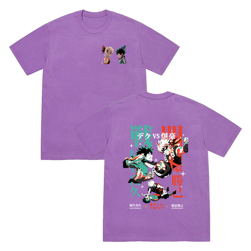 T-shirt My Hero Academia Izuku Vs Bakugo