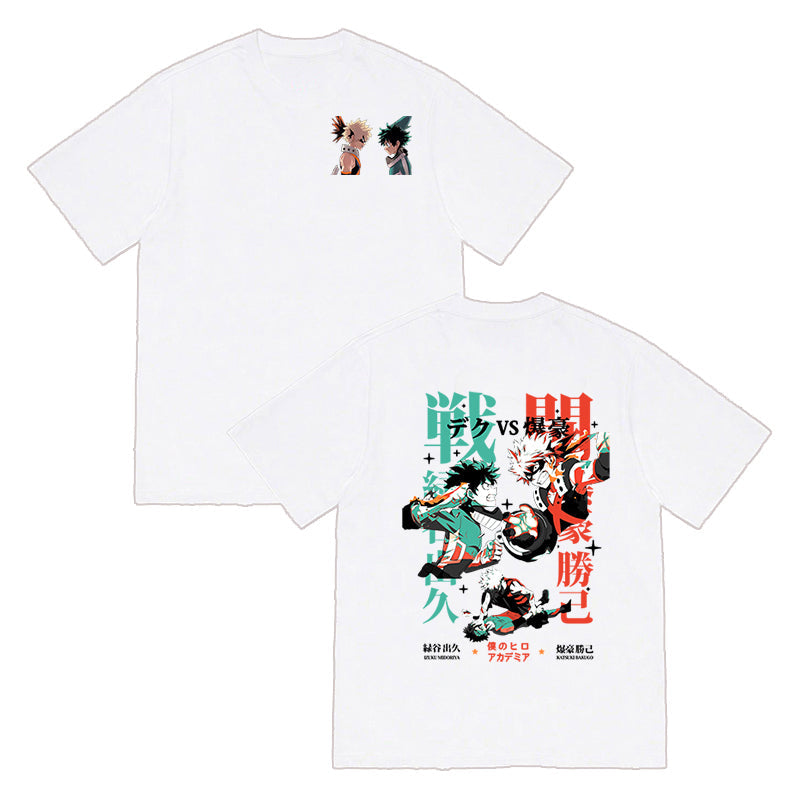 T-shirt My Hero Academia Izuku Vs Bakugo